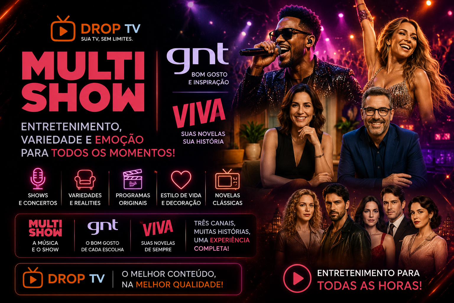Multishow, GNT & VIVA